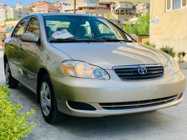 مارک  : TOYOTA
مودل : COROLLA
مودل سال : 2007
اسناد :  پاک
پلیت : 6-جدید …