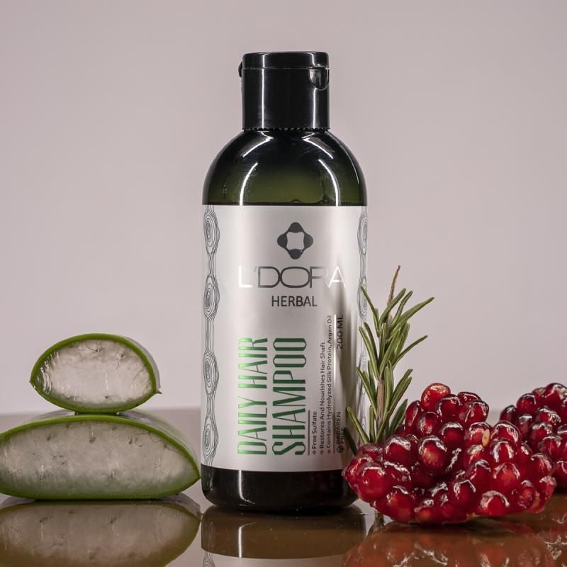 شامپو روزانه مو سر لدورا هربل