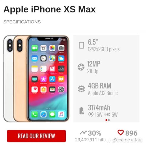 iPhone XS Max