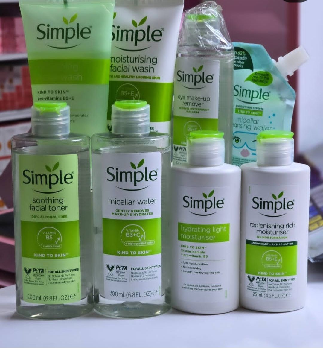 کریم آبرسان سمپل فیسواش سمپل تونر سمپل .