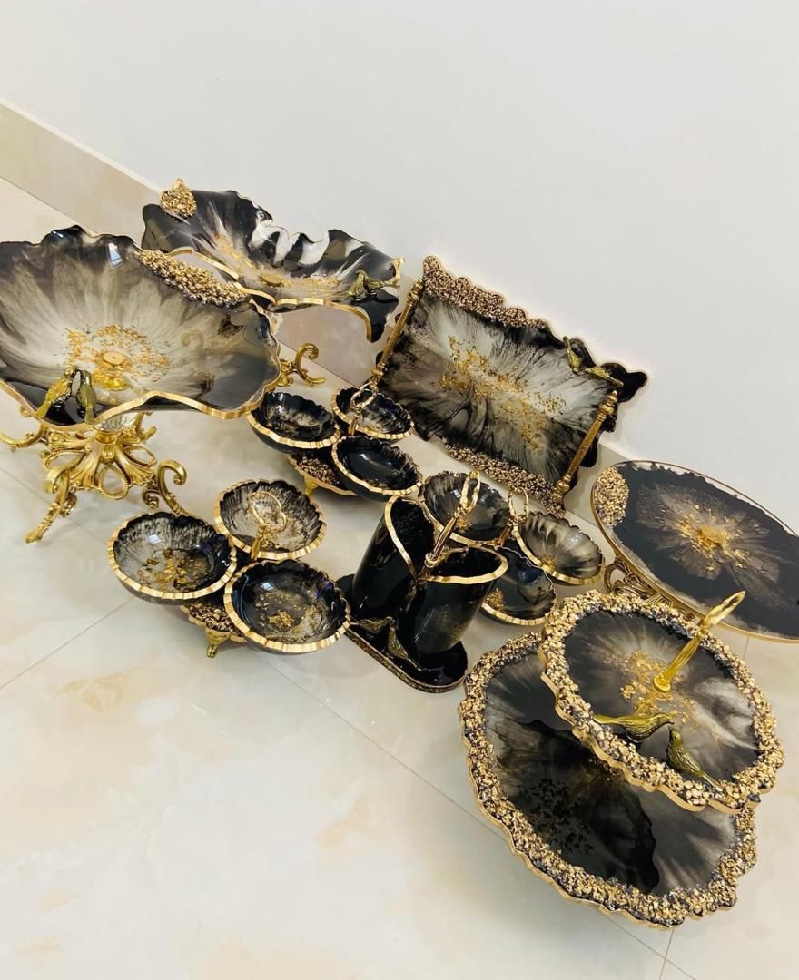 ست ظروف پذیرایی مناسب برای جهیزیه و خانم های خوش س