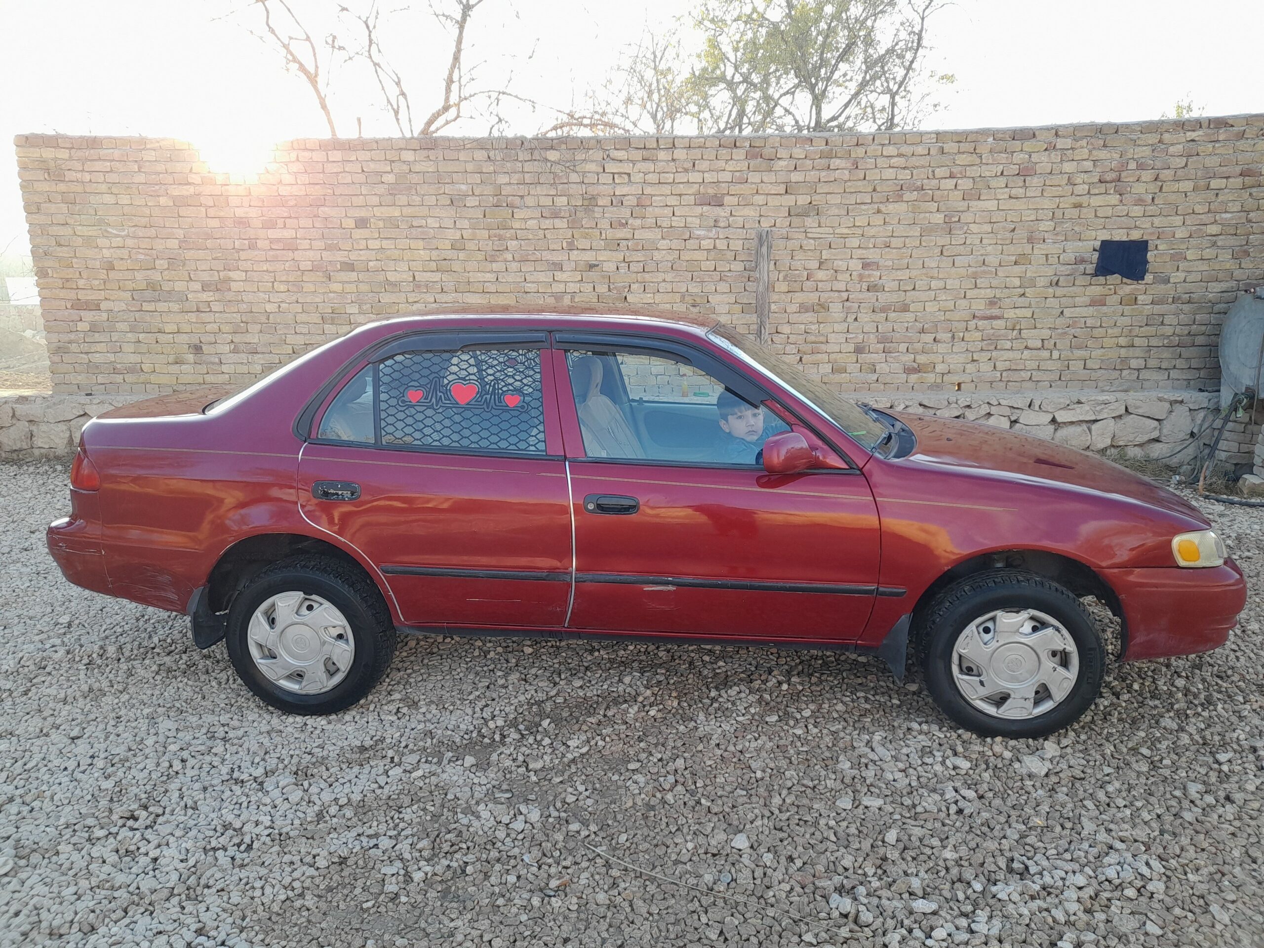 موتر کرولا تو مادل 2000 رنگ جگری دست افغانستان اتو