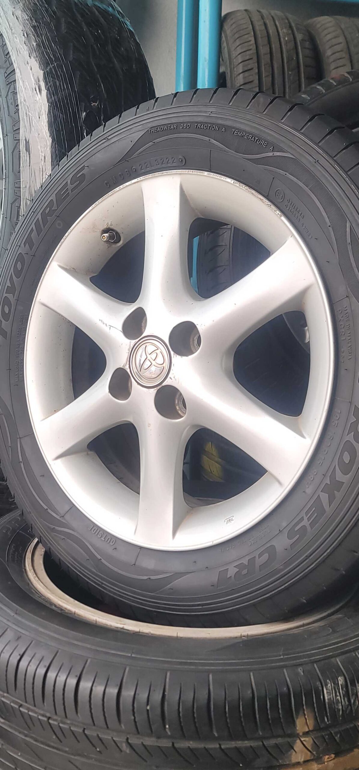 فروش یک سیت ویلکپ خلیجی اصلی جاپانی همراه با تایر