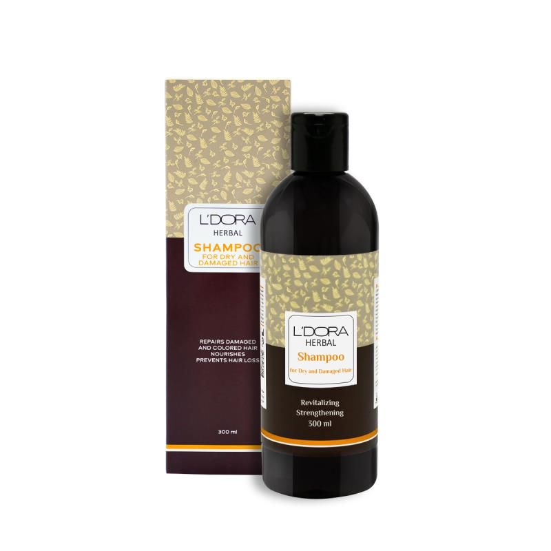 شامپو گیاهی مناسب موهای خشک و آسیب دیده لدورا هربا