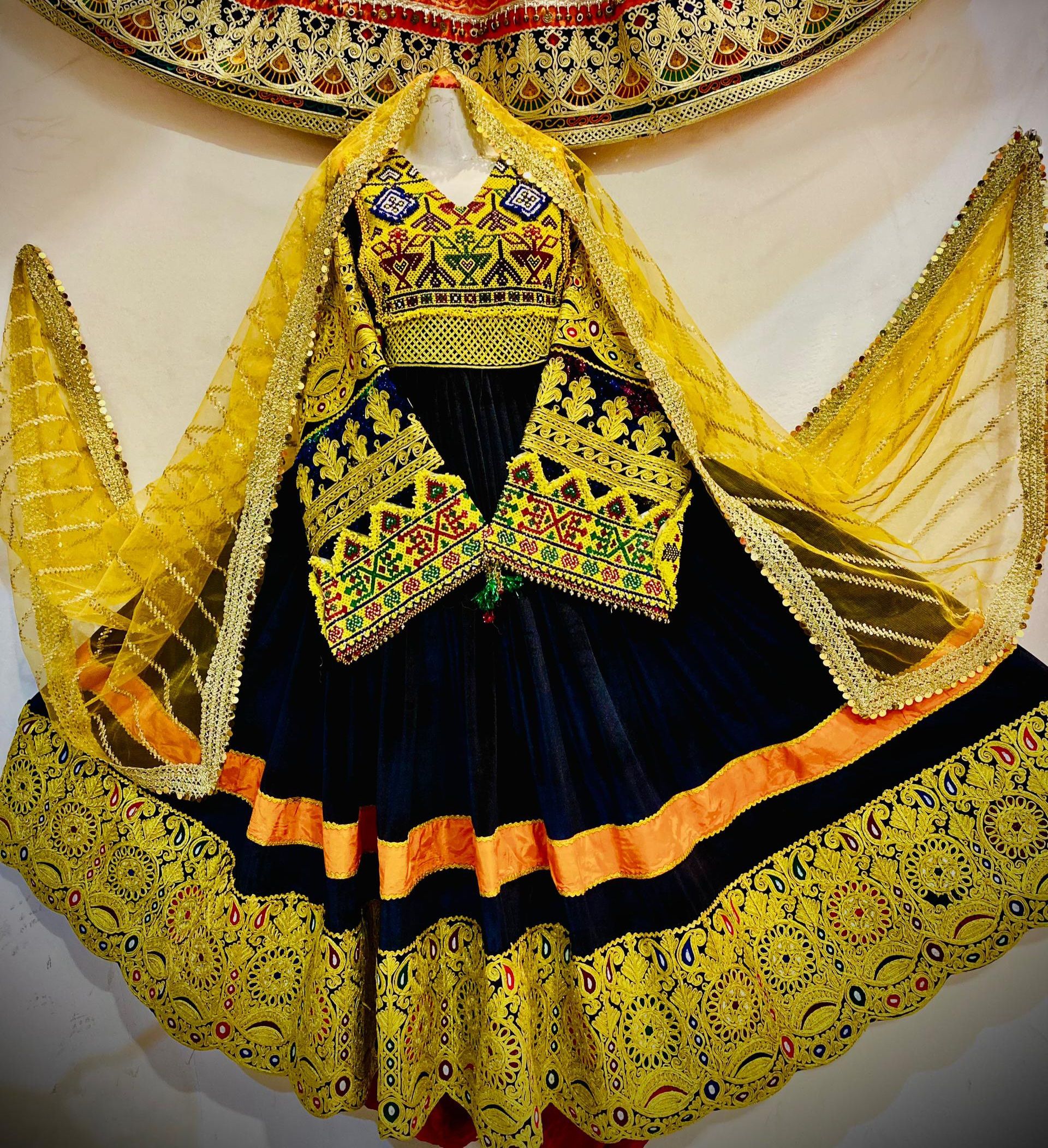 زیبا ترین گند افغانی دست دوزی خیلی زیبا