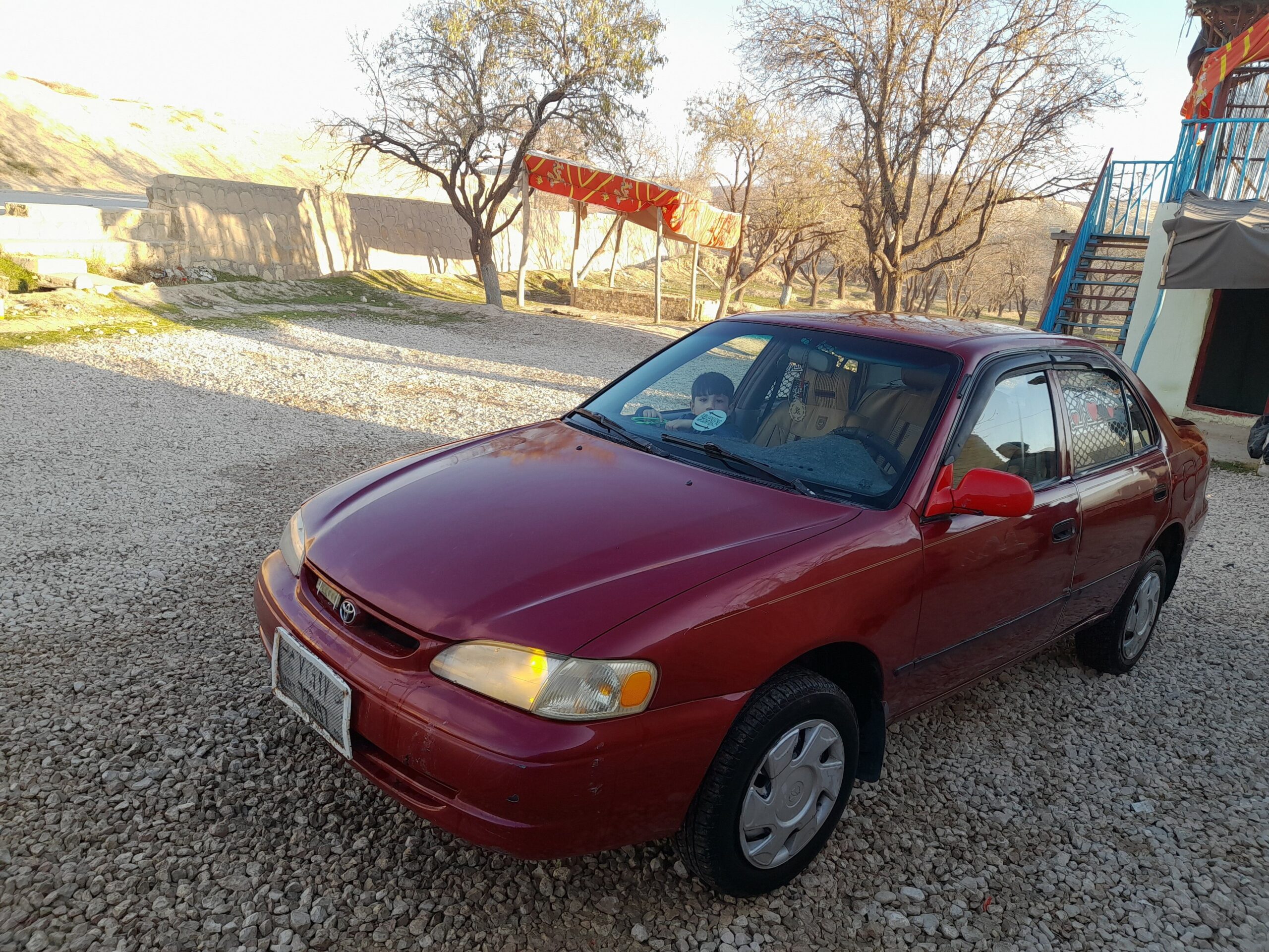 موتر کرولا تو مادل 2000 رنگ جگری دست افغانستان اتو