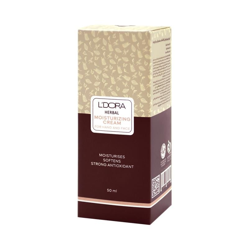 کرم گیاهی نرم‌کننده دست و صورت لدورا هربال 50 میلی