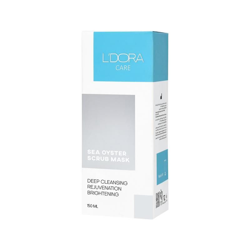 ماسک اسکراب حاوی عصاره صدف دریایی لدورا 150 میلی ل