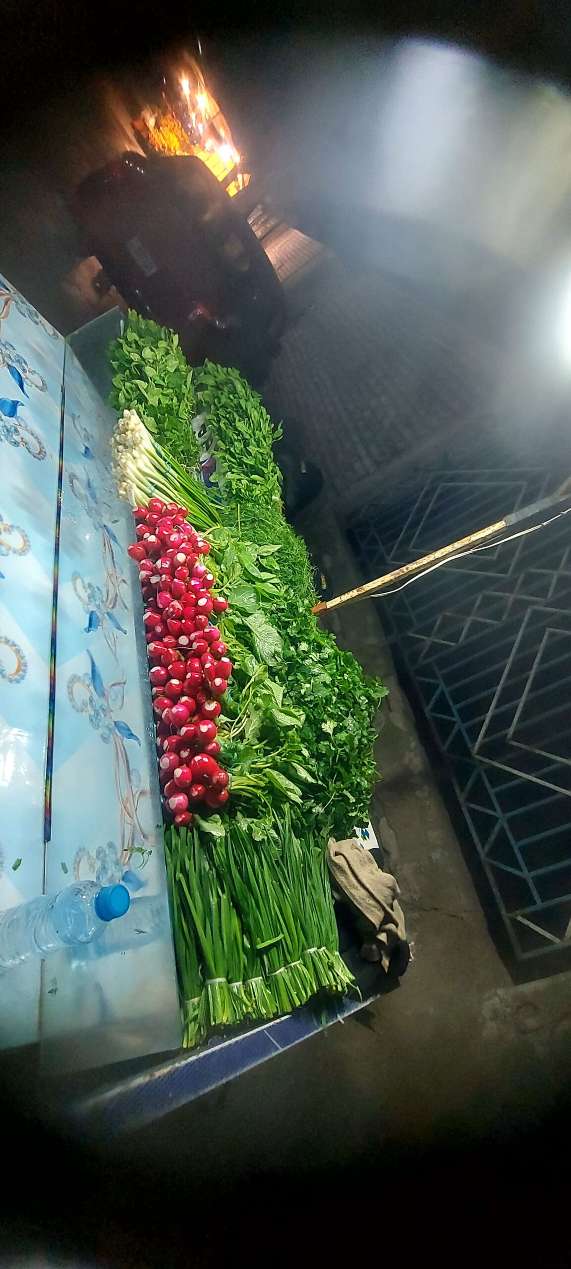 ترکاری پاک کرده وتازه