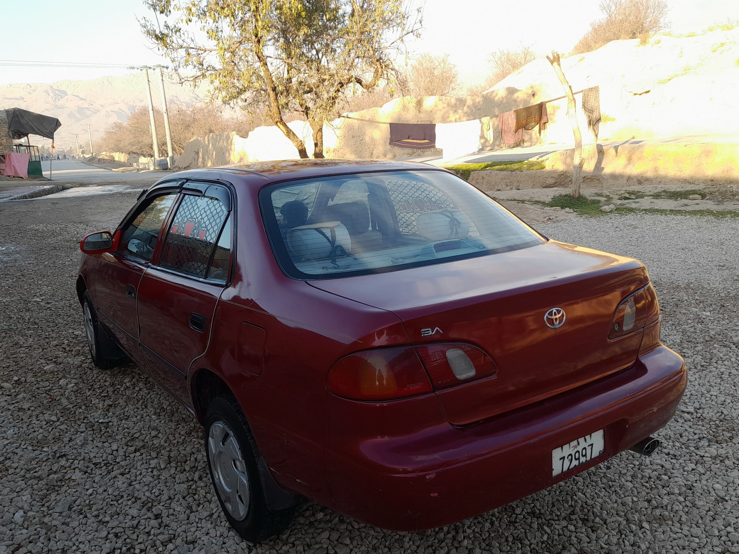 موتر کرولا تو مادل 2000 رنگ جگری دست افغانستان اتو