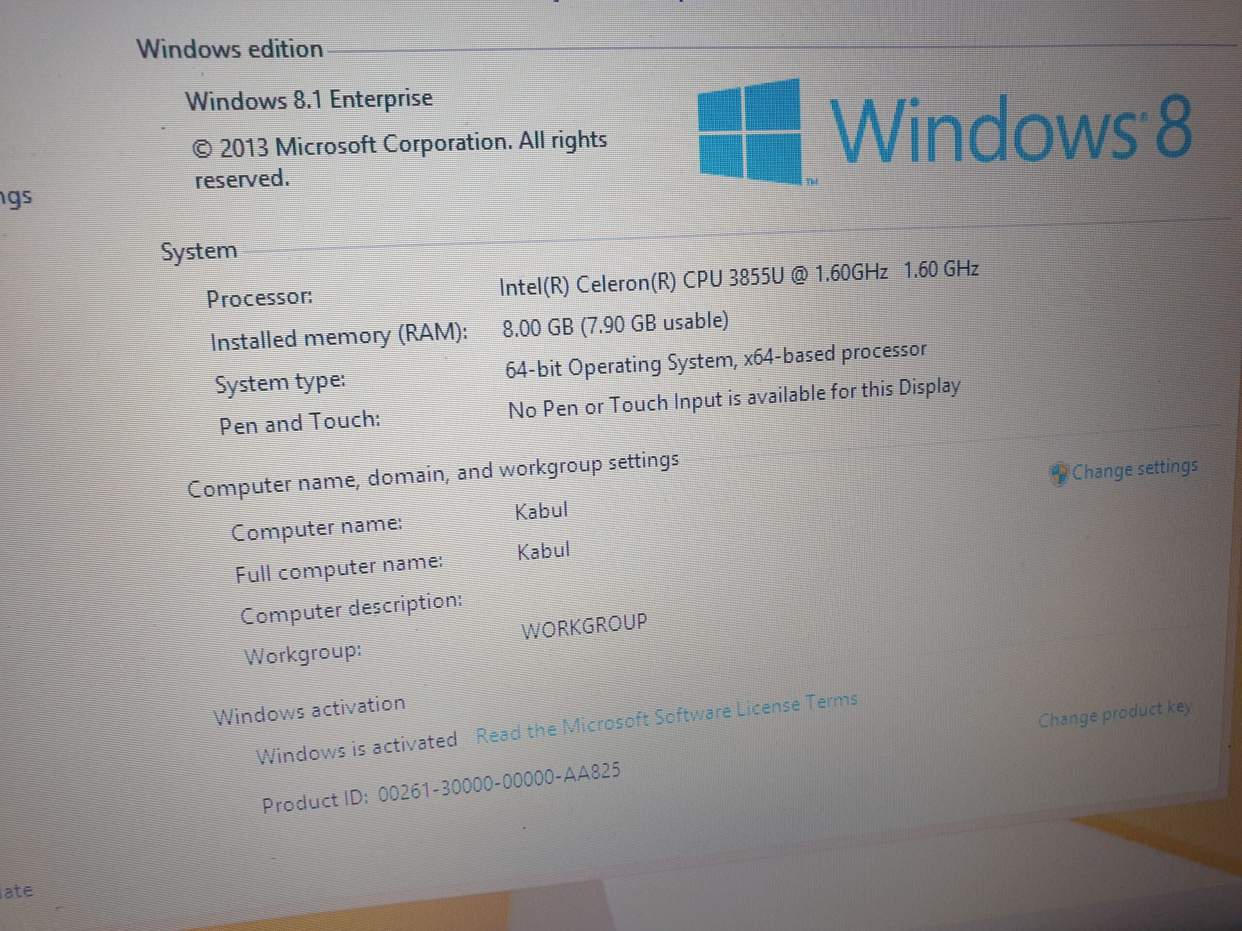 Laptop Hp Intel CELERON