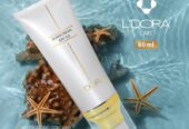 کرم ضدآفتاب SPF50 بی رنگ مناسب انواع پوست لدورا کر