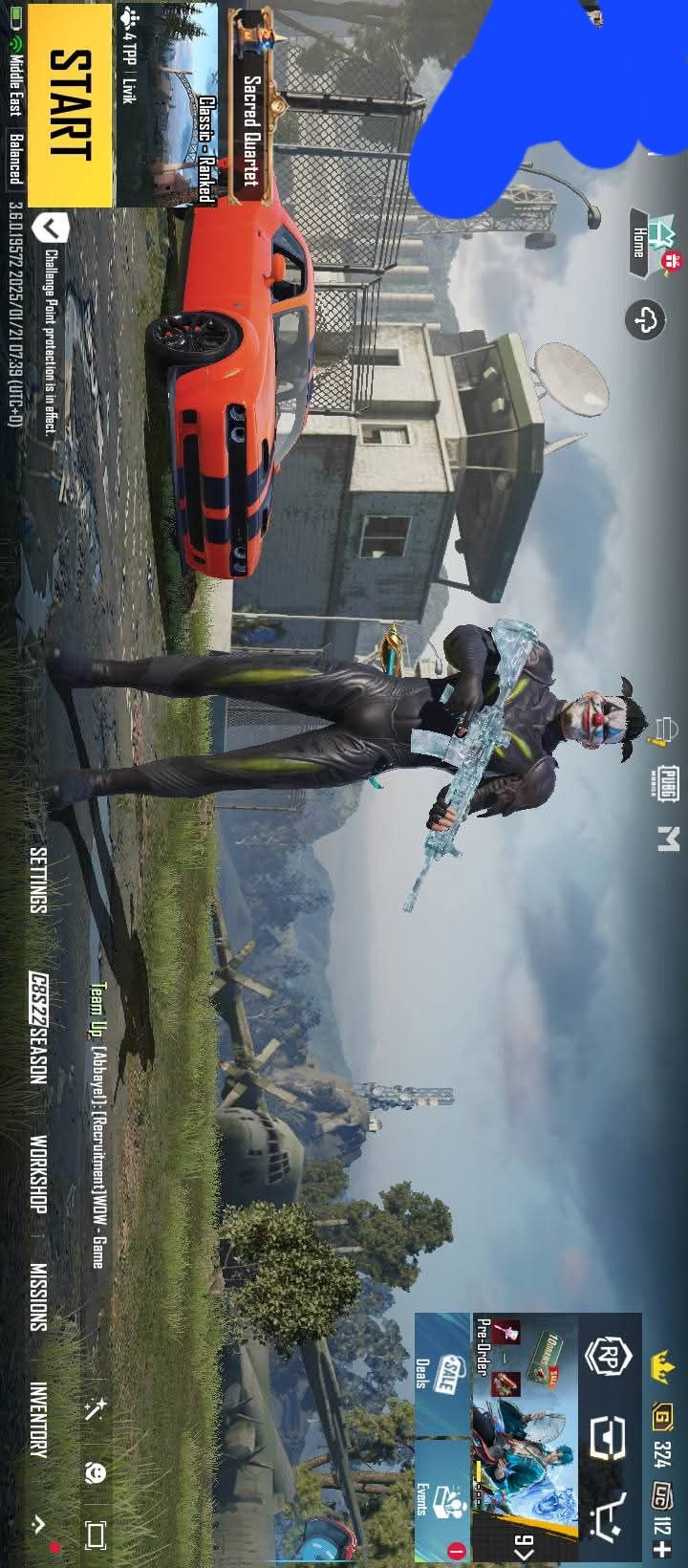 اکونت پاپجی لیول ۷۸ دارای ۱۰ سلاح اپگریتی