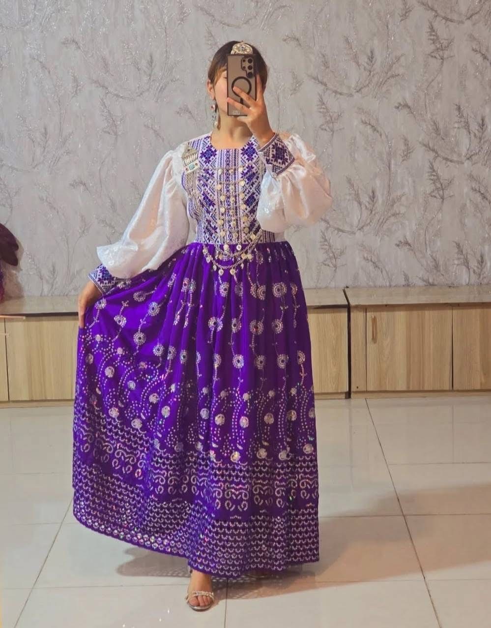 گند افغانی طرح لباس هزاره گی