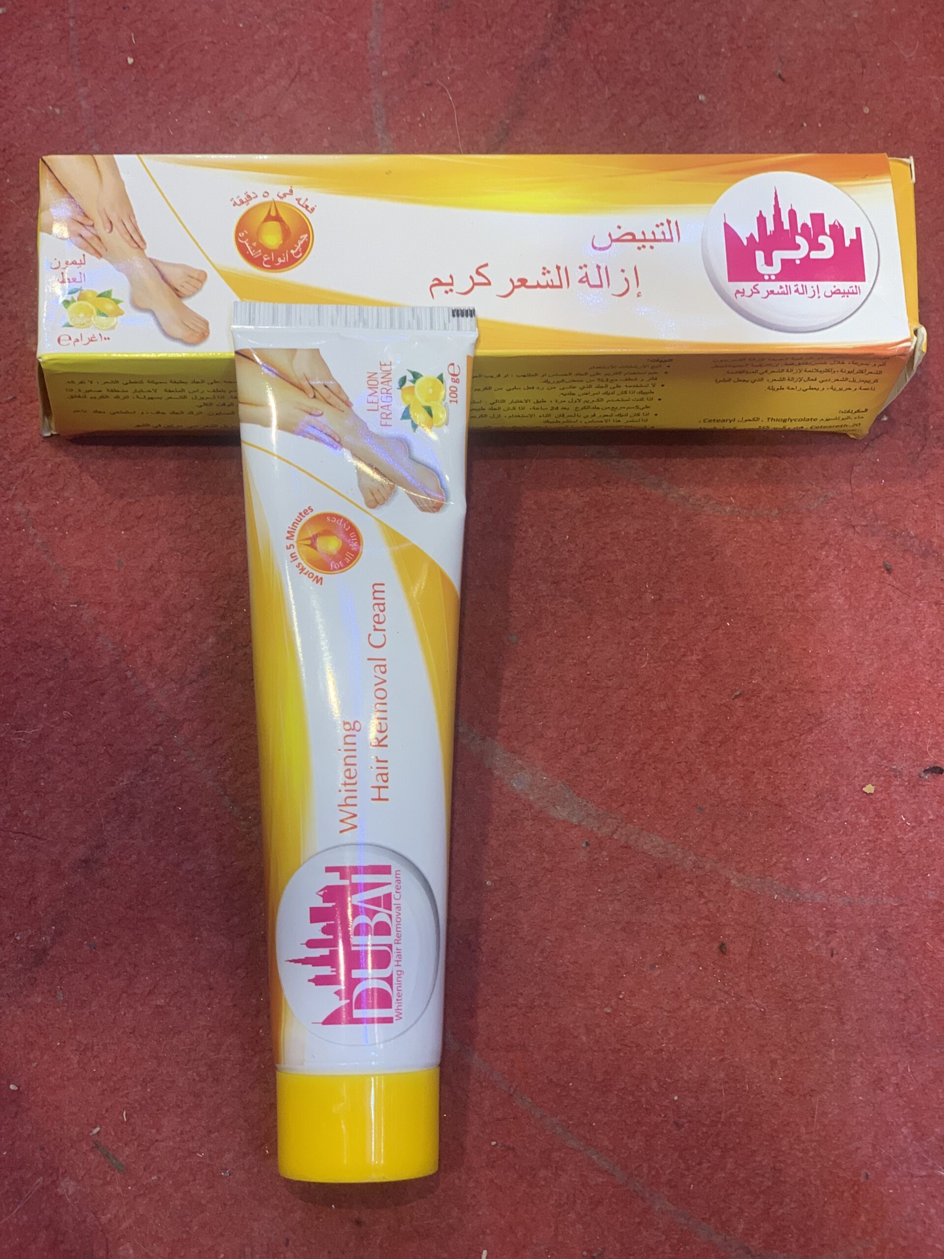 کریم سفیدکننده لکه و موبر اصلی دبی