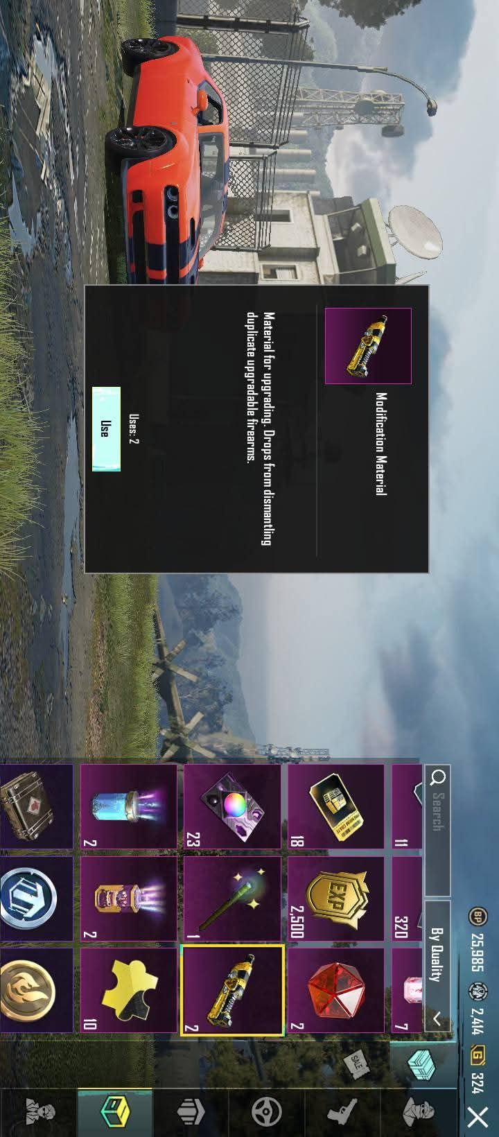 اکونت پاپجی لیول ۷۸ دارای ۱۰ سلاح اپگریتی