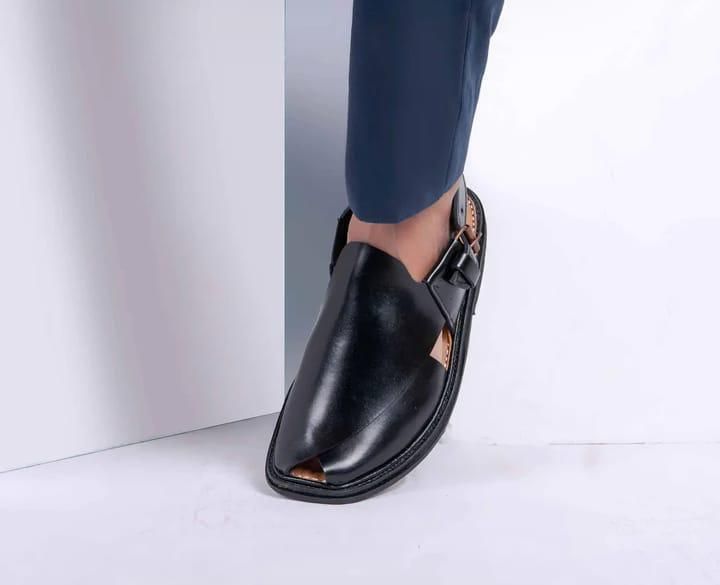 چپلی های چرم خالص