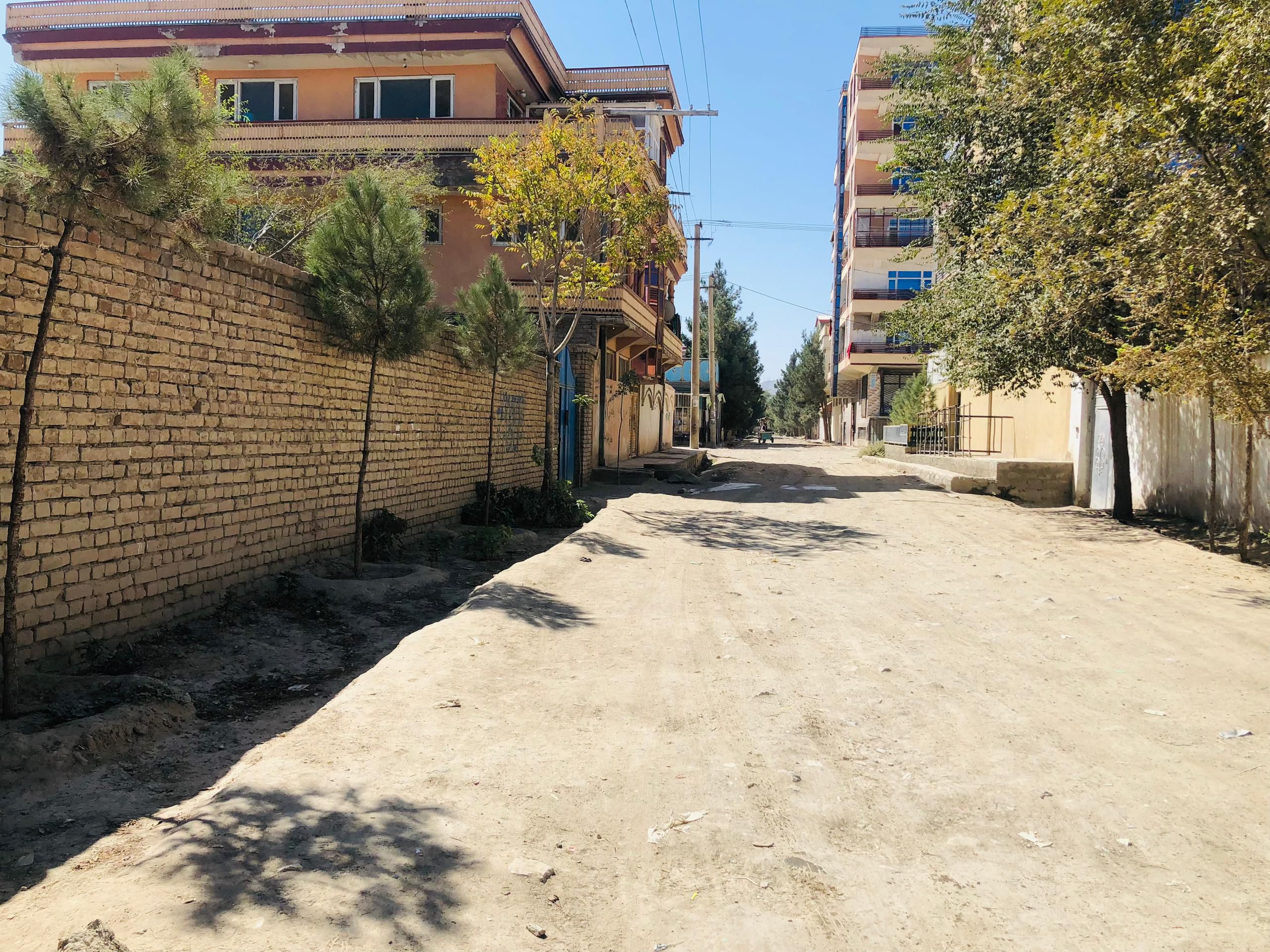 کابل میدان هوایی پشت وزارت داخله نو زمین دو بسپه