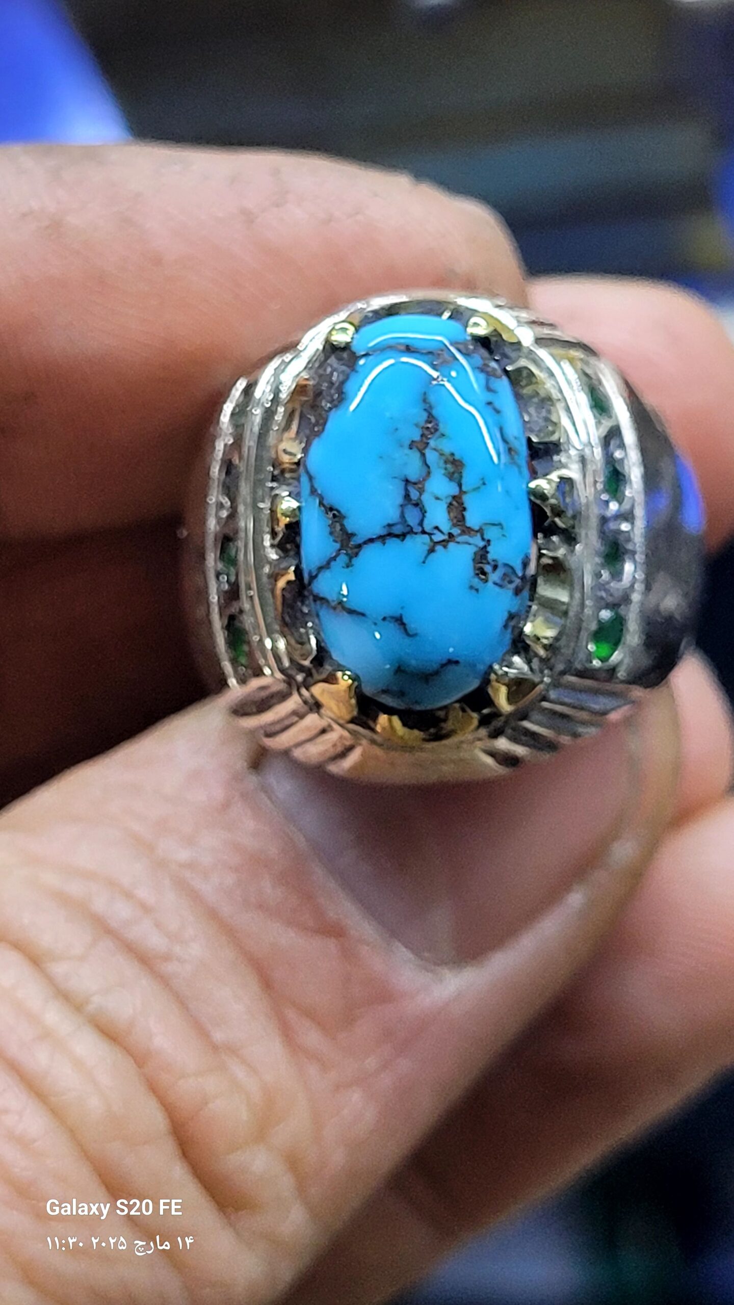 انگشتر فیروزه نیشابور