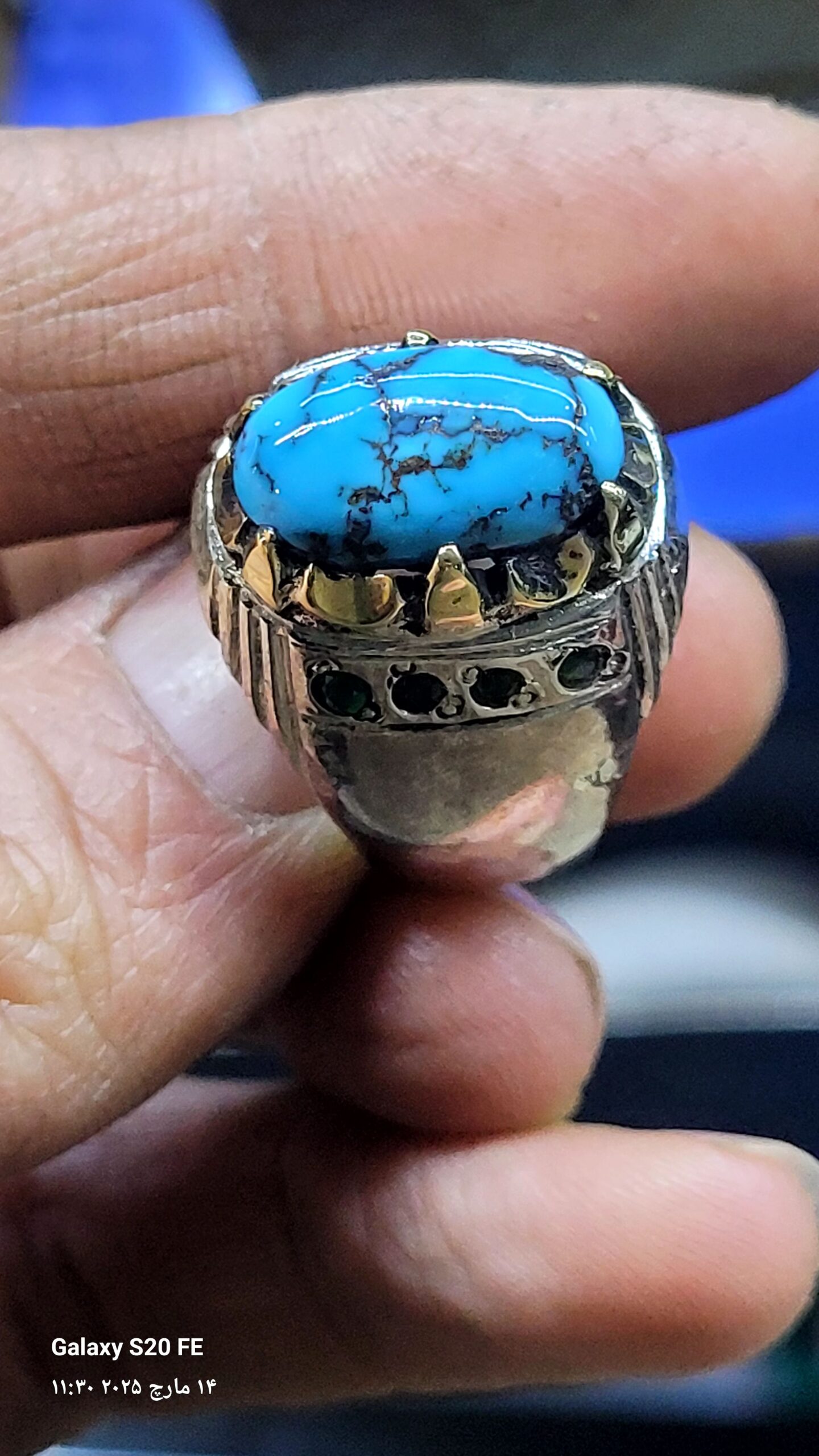 انگشتر فیروزه نیشابور