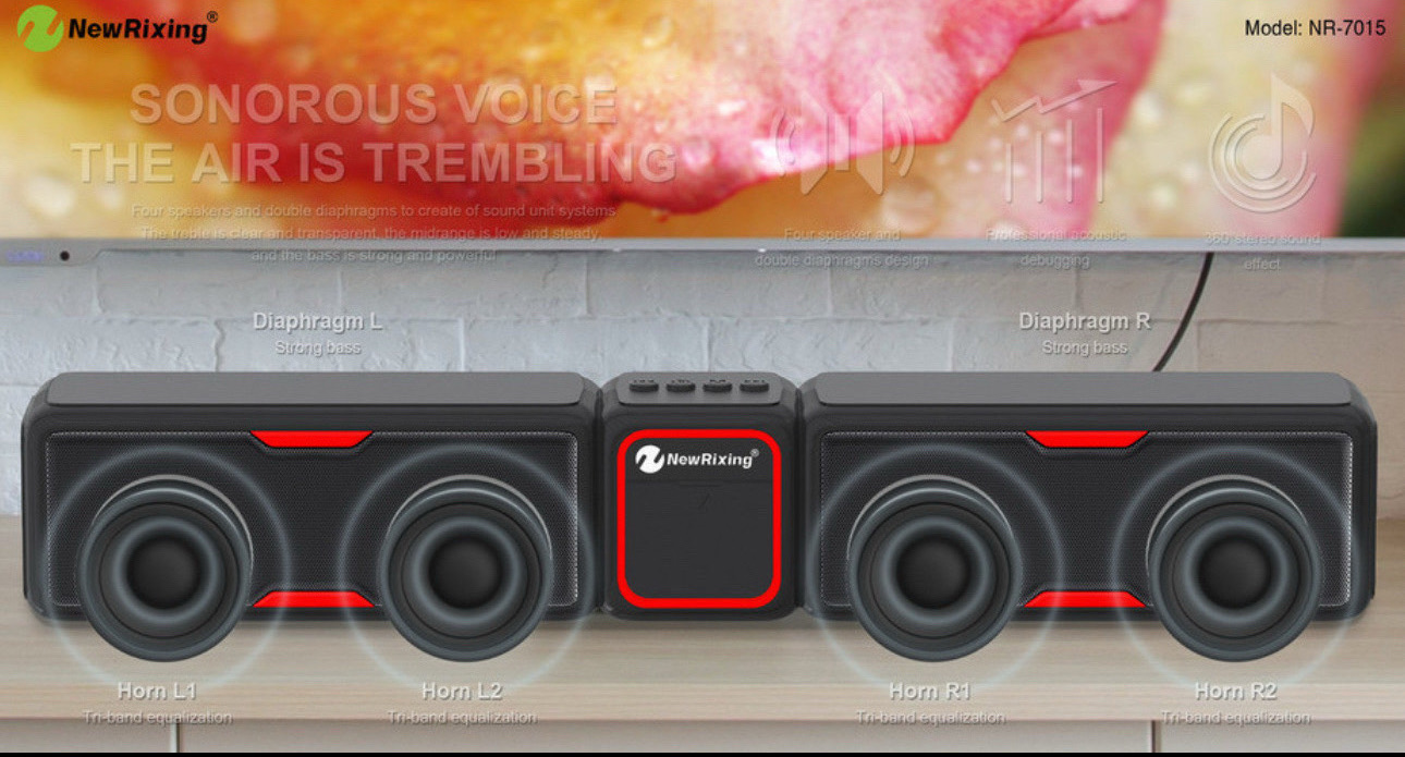 سپیکر بوفر دار برای تلویزیون،کمپیوتر و موبایل