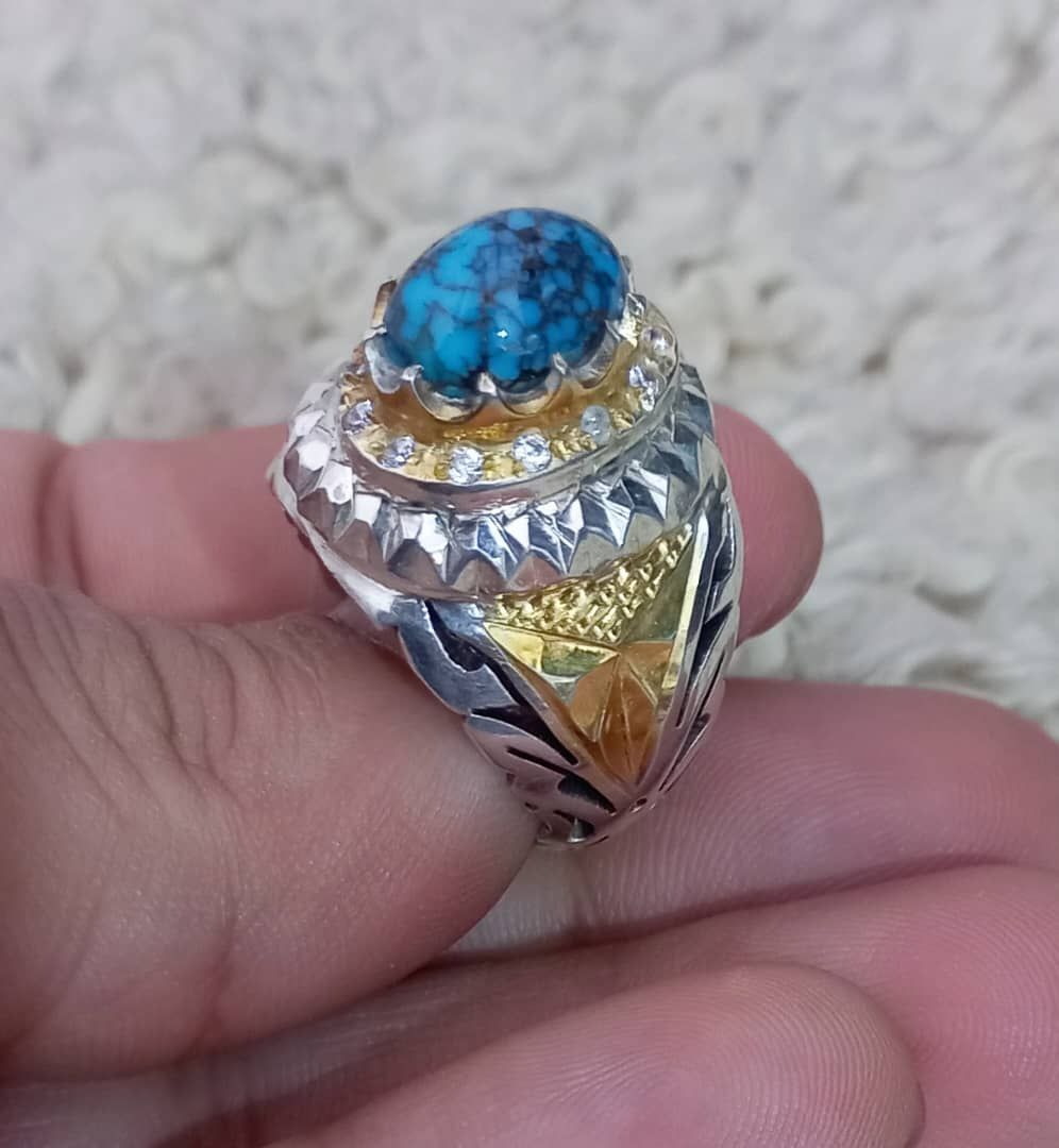 انگشتر فیروزه نیشاپور اصلی