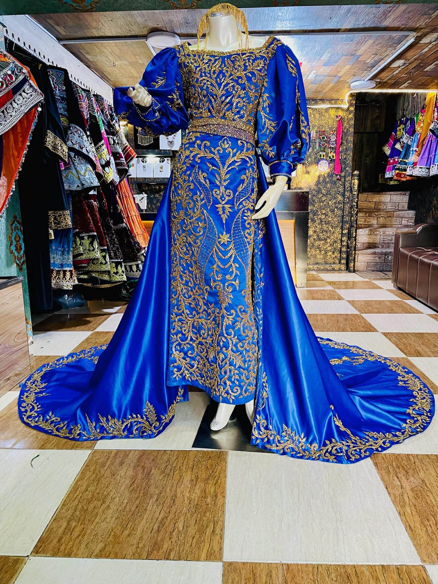 لباس عروس 🩷 طرح گند افغانی