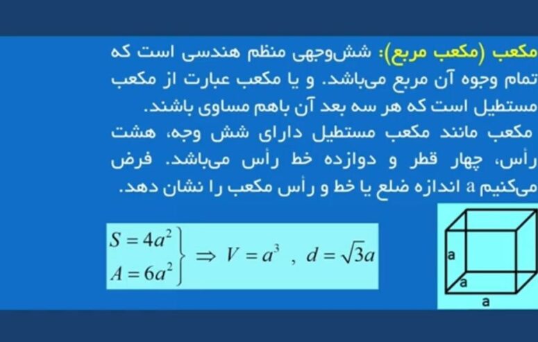 حساب ، الجبر ، معادلات ،ریاضیات عالی ، هندسه مثلثا