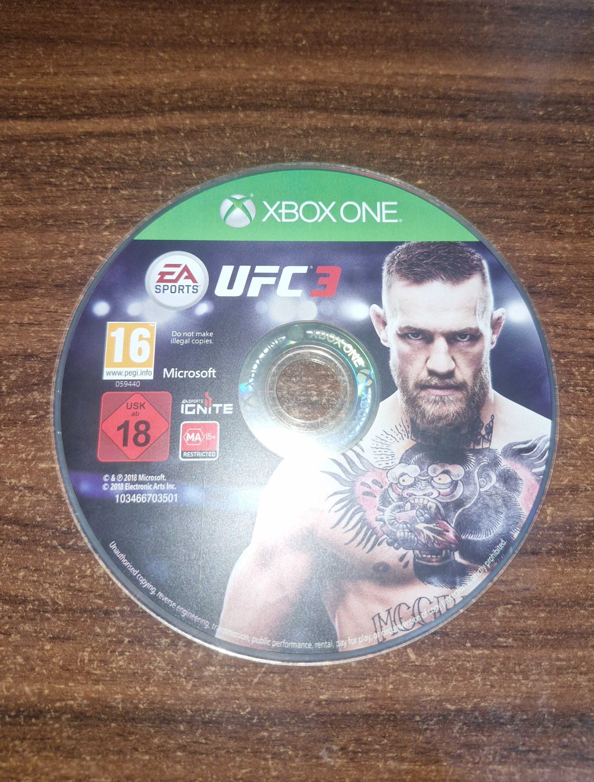 دیسک بازی UFC 3