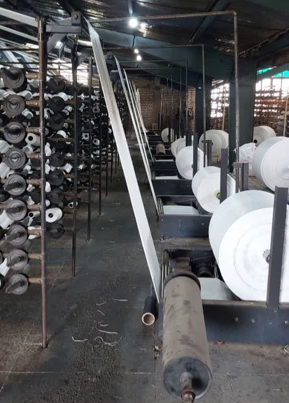 خط تولید نخ گونی 400کیلودرساعت ساخت شرکت هنگلی چین