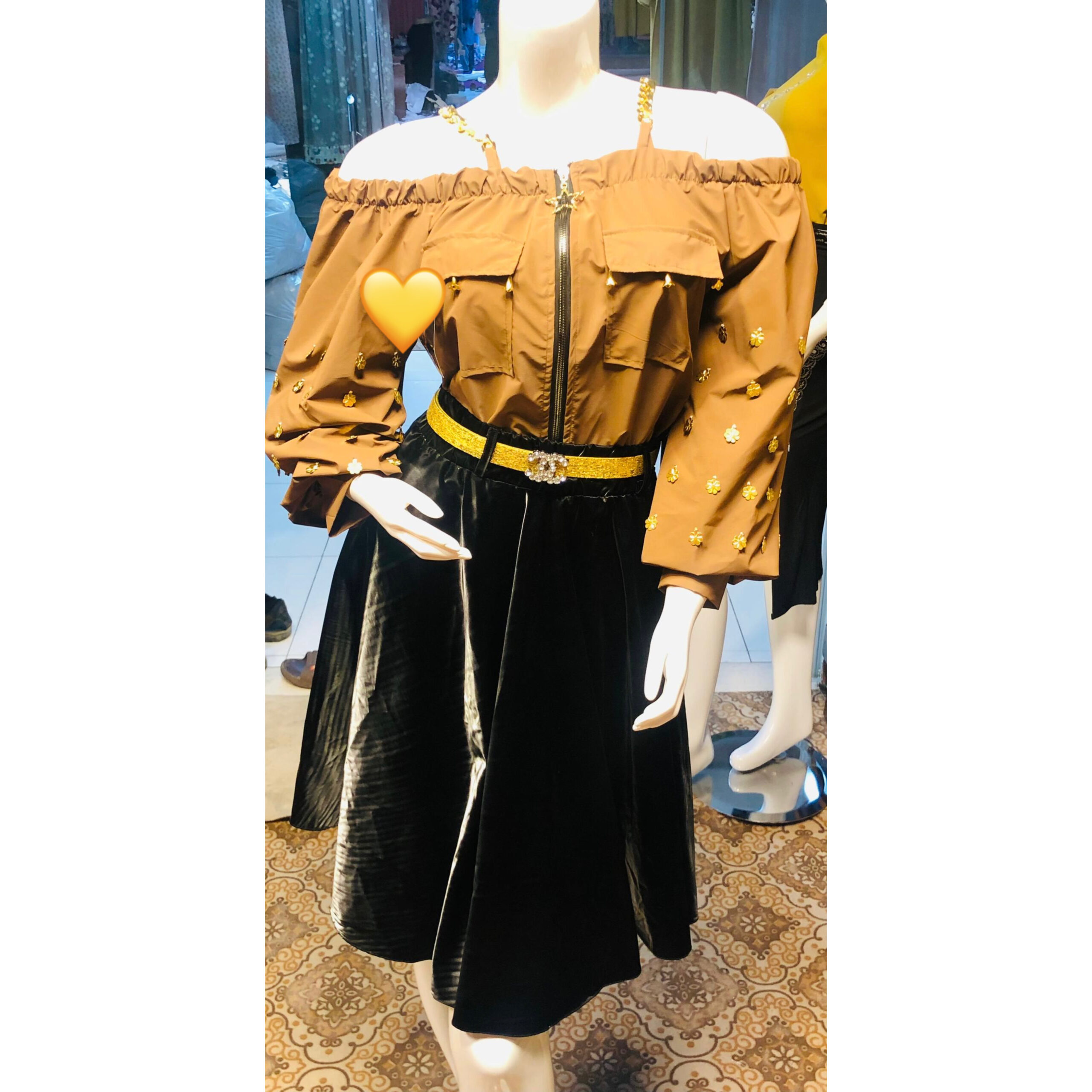 ست دامن ،بلوز دخترانه ☘️