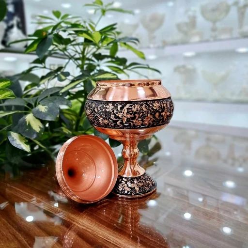 شکلات خوری مسی الماس تراش سایز 23