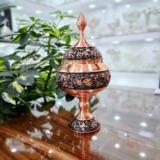 شکلات خوری مسی الماس تراش سایز 23