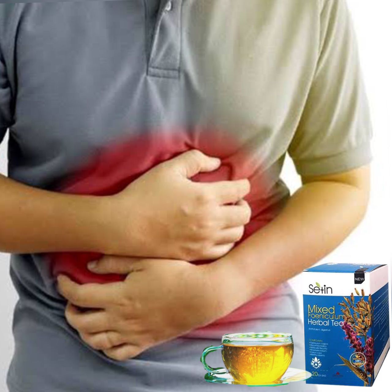 دمنوش نفخ معده داکتر بیز