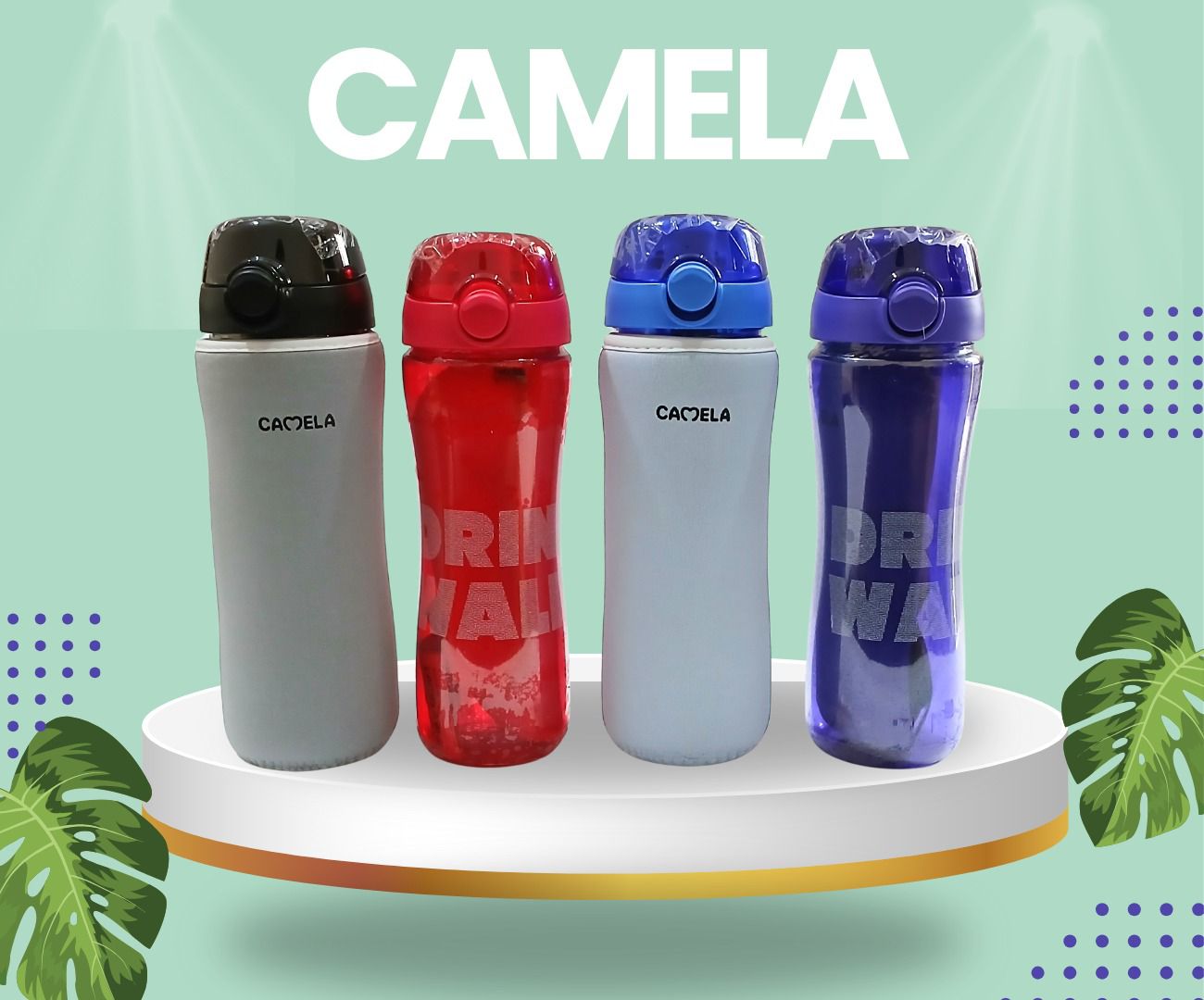 مسواک و نخ دندان و قمقمه اب