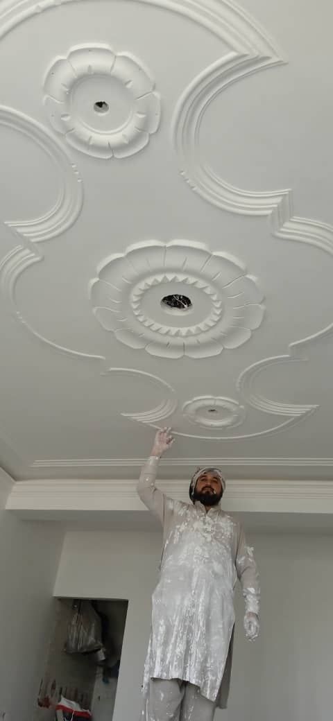 گچ کاری وابزارزنی