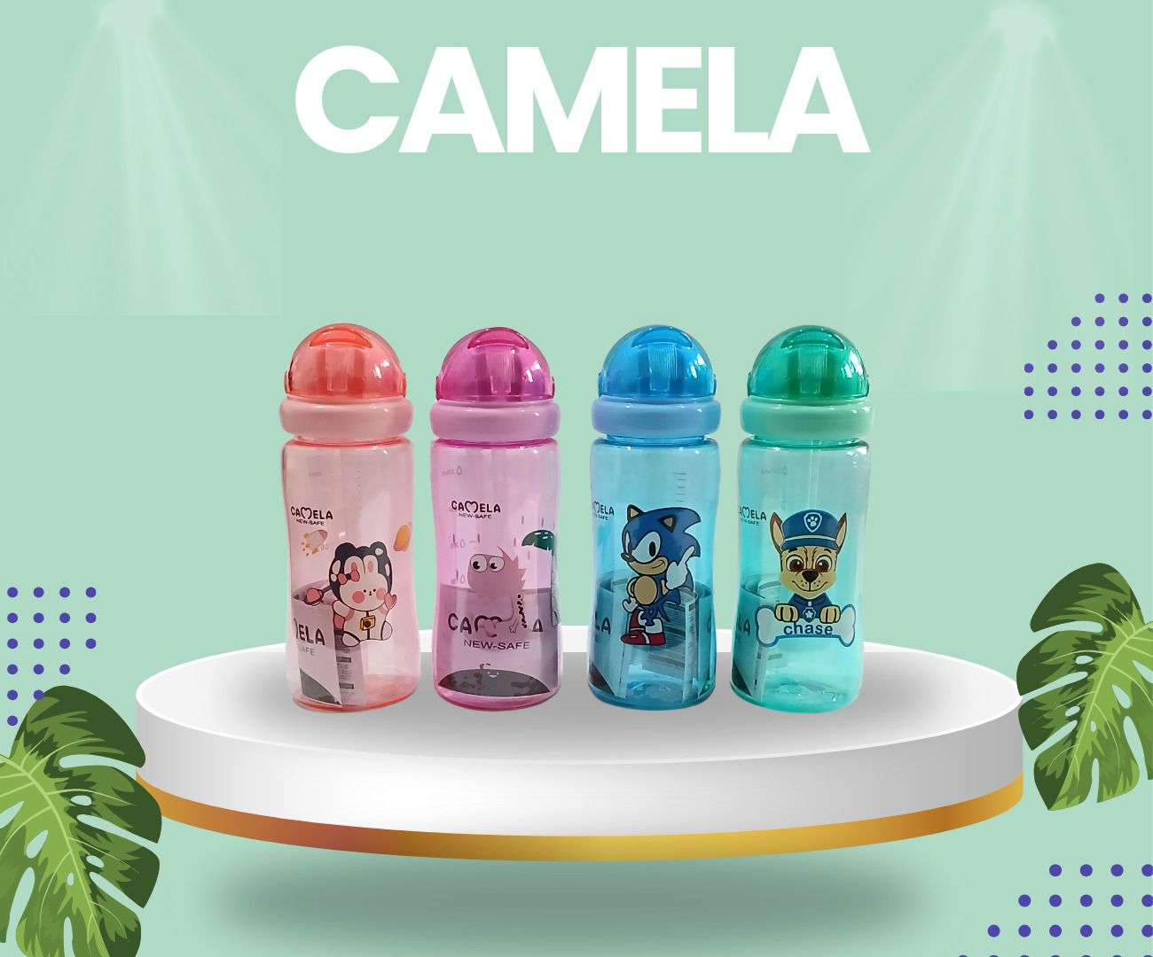 مسواک و نخ دندان و قمقمه اب