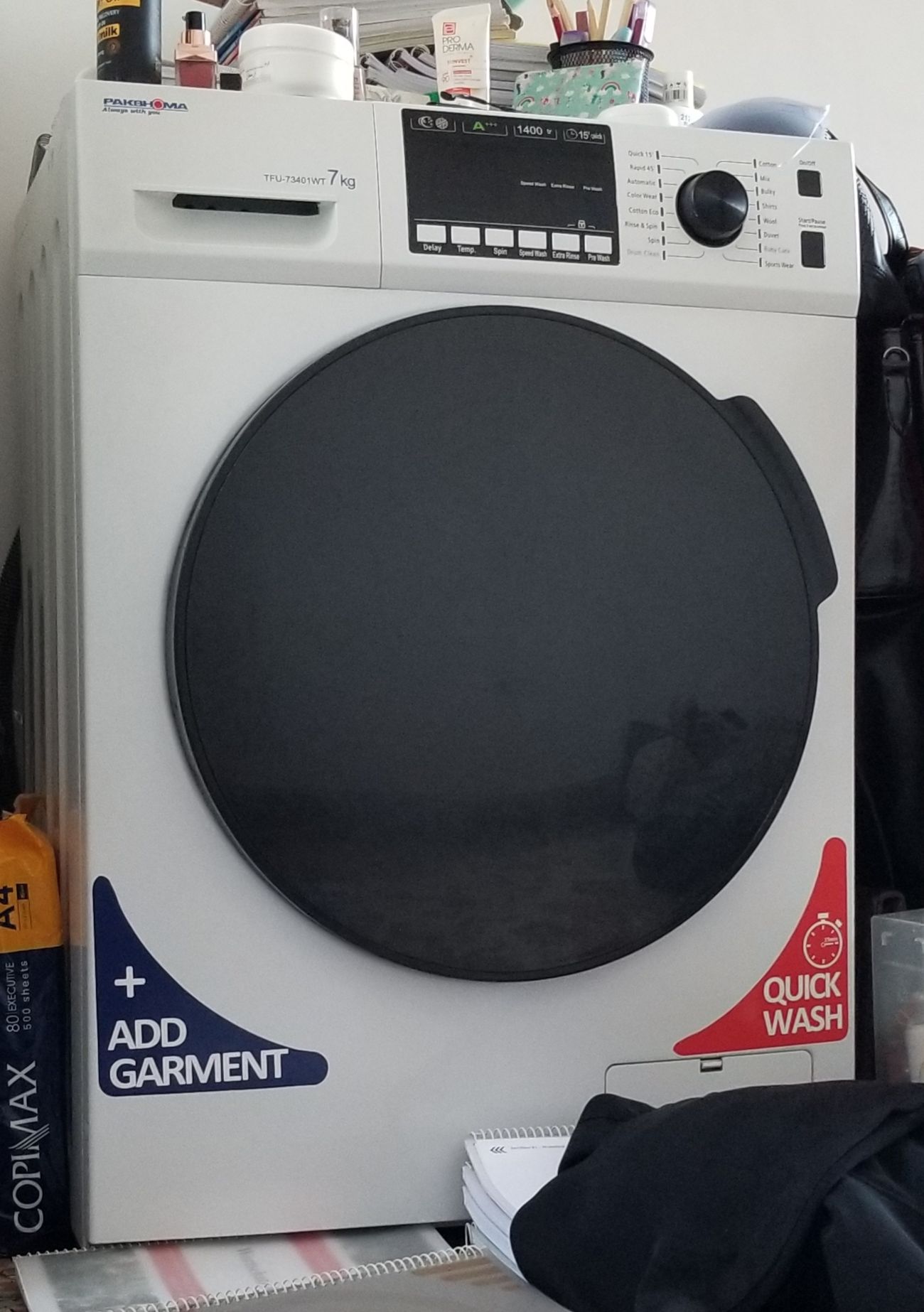 ماشین لباسشویی تمام اتوماتیک پاکشوما