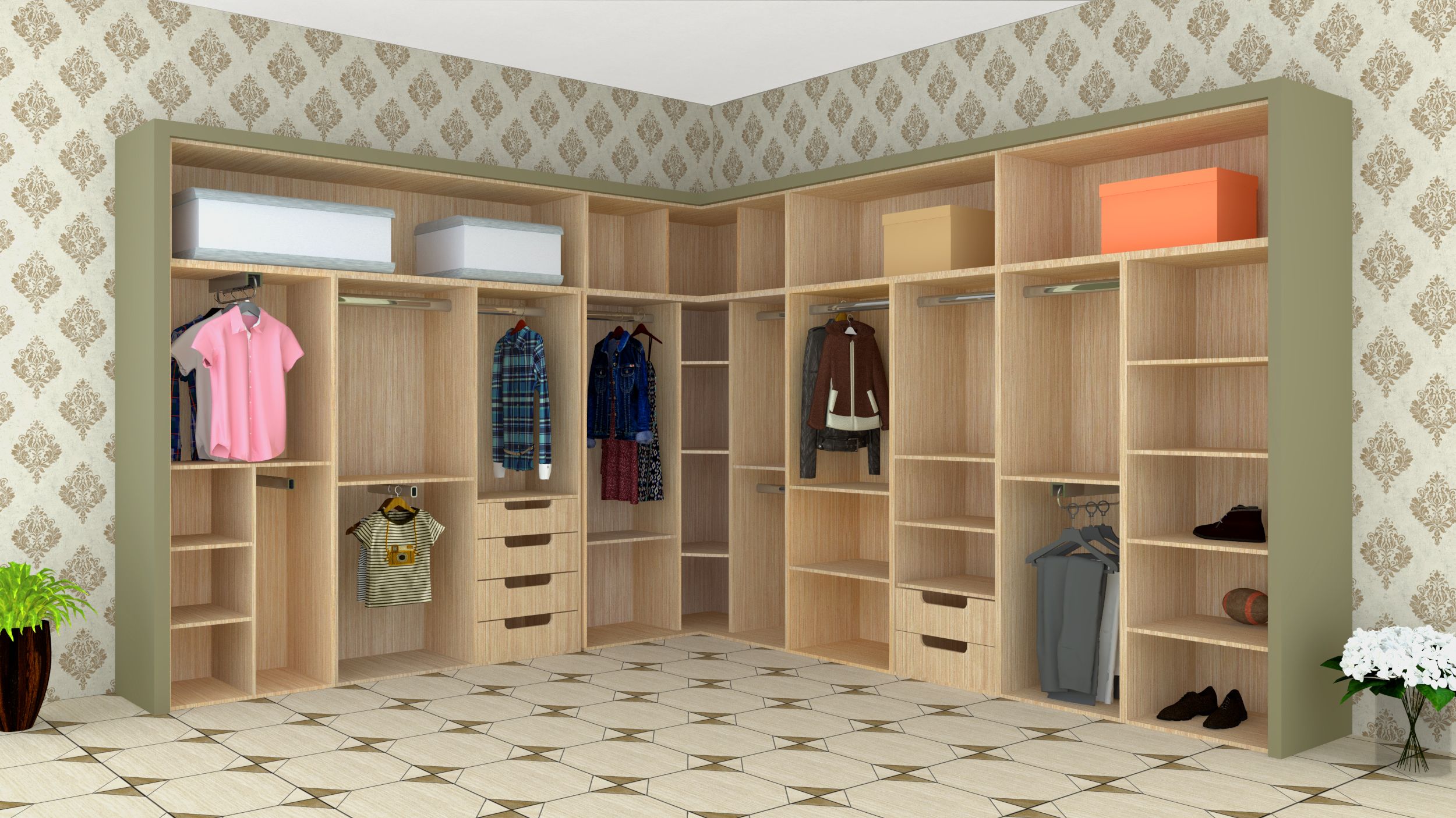 طراحی دکوراسیون ،کابینت،کمددیواری وکلیه مصنوعات آن