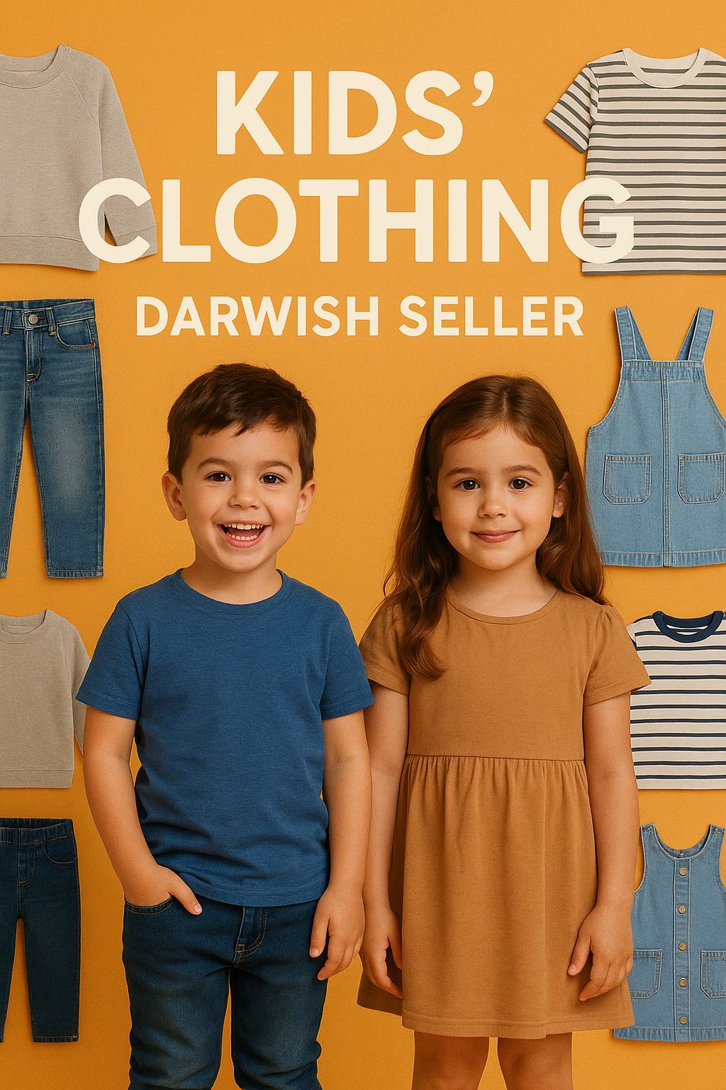 دلته د ماشومانو هر قسم لباس وجود لری