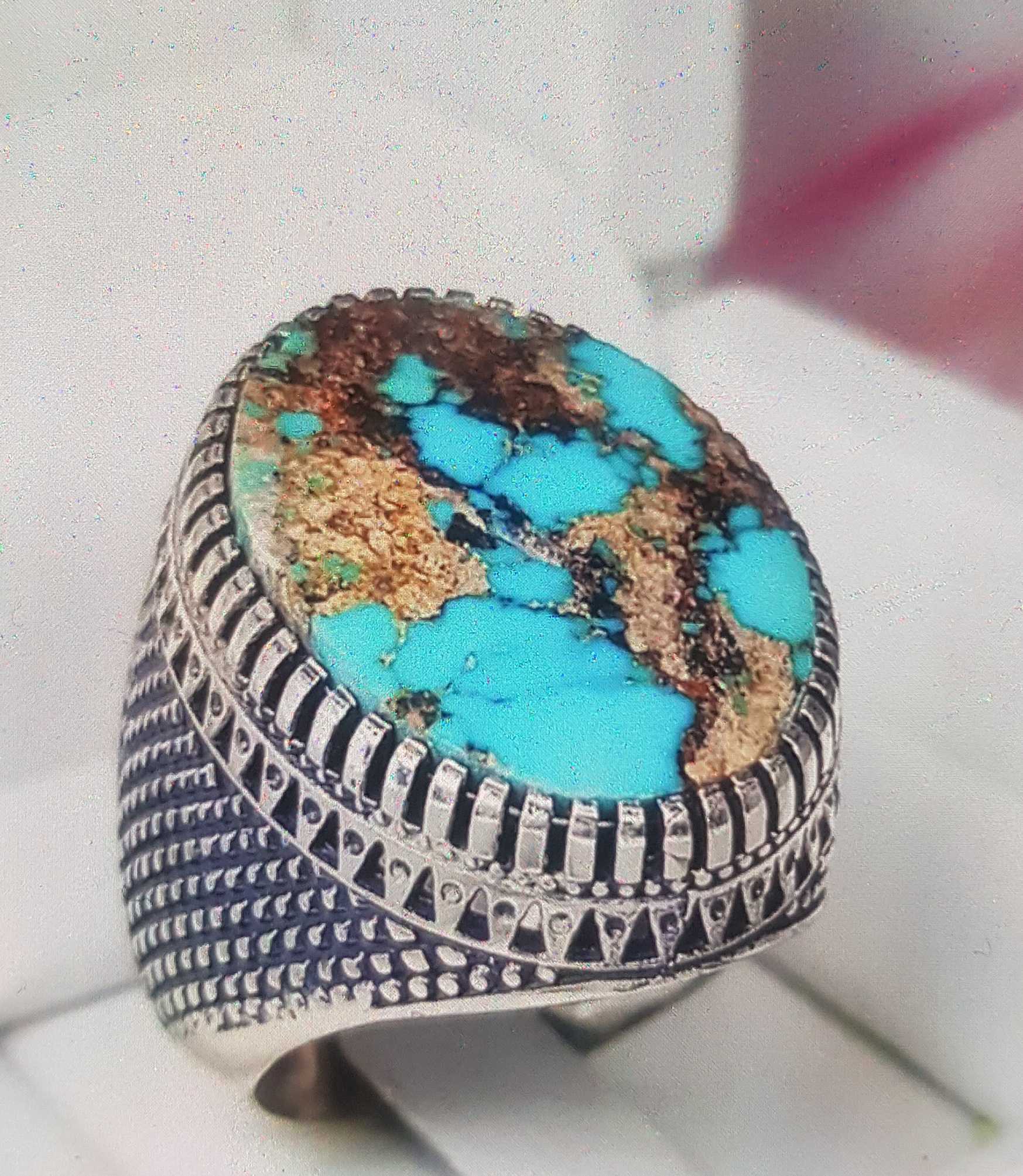 انگشتر فیروزه مردانه