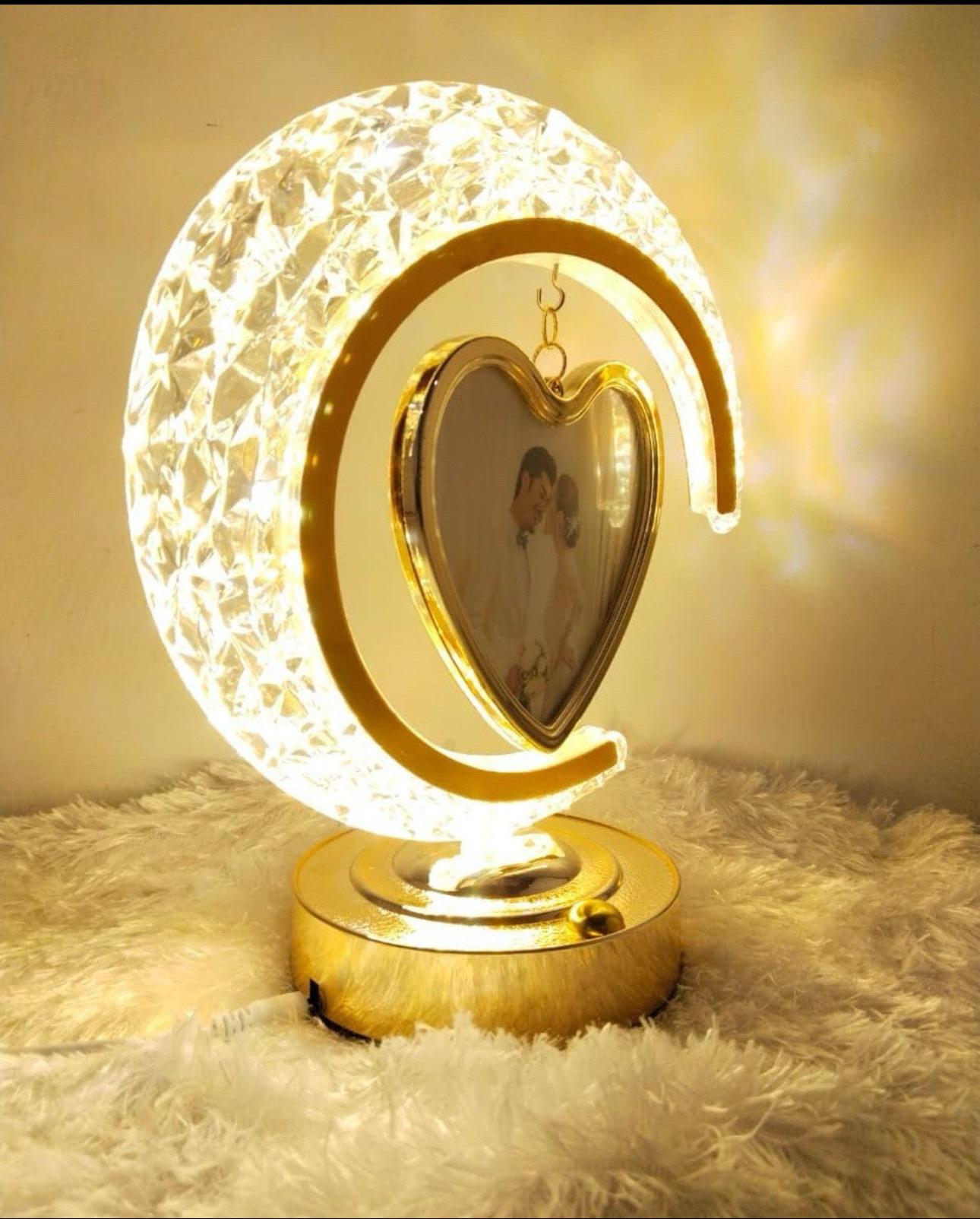 چراغ خواب و قاب عکس دو طرفه