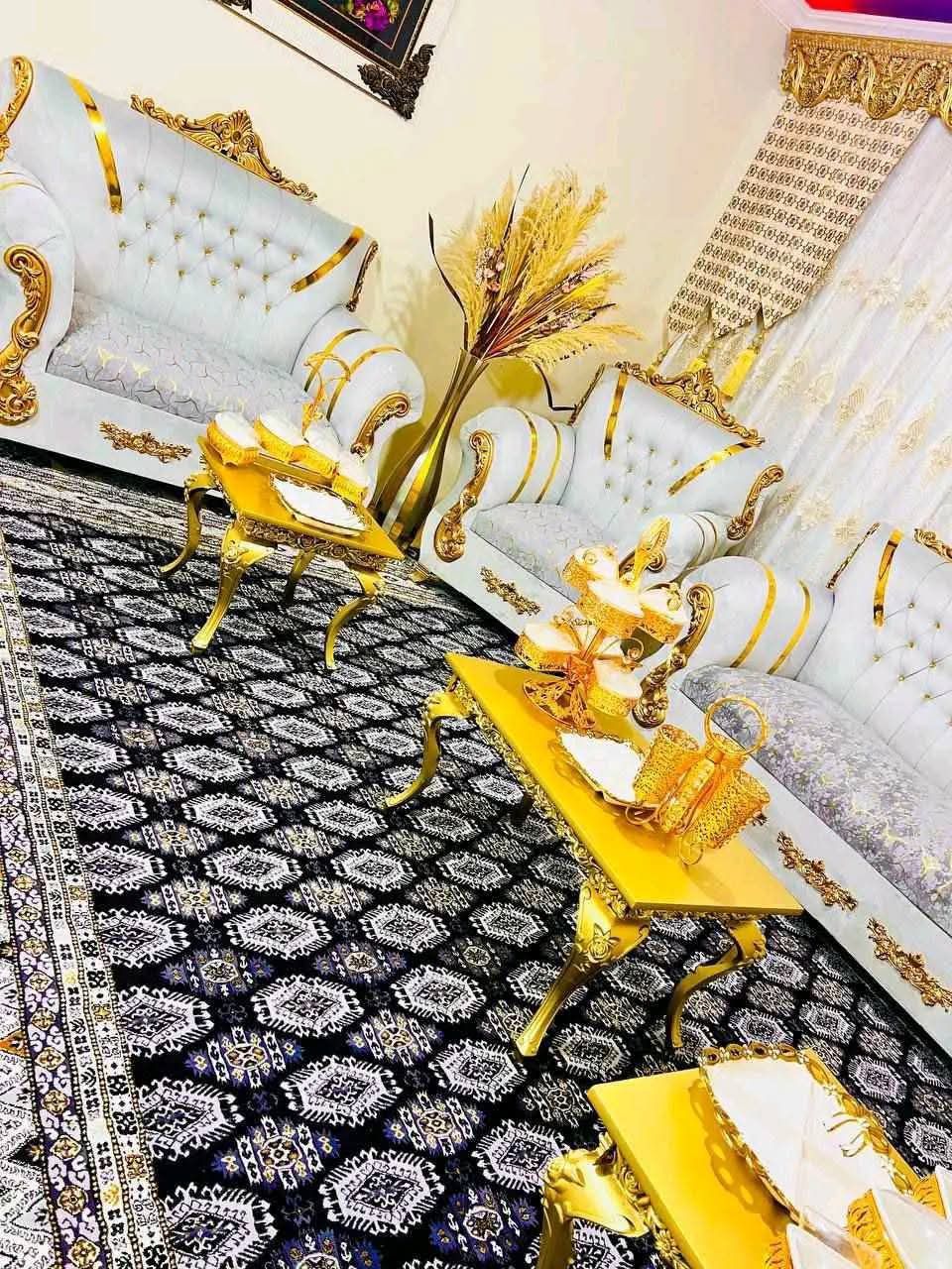 طرح و دیزاین تخت پرده و مبل فرنیچر راحت