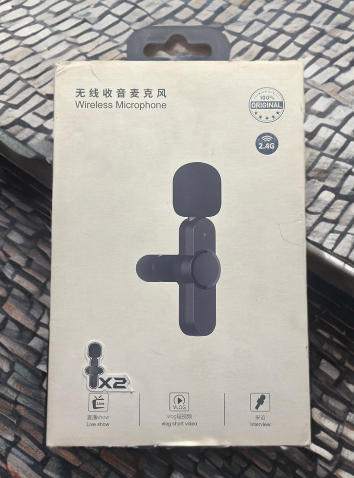 میکروفون دوتایی وایرلس برای آیفون دارای صدای شفاف