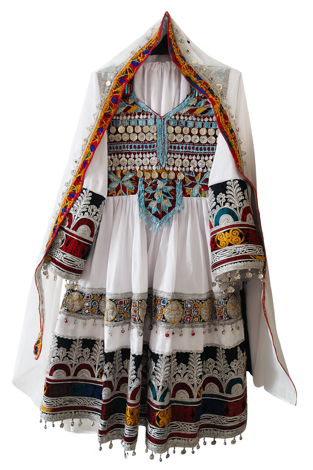 لباس اوغانی گند با دوخت خیلی حرفه ای