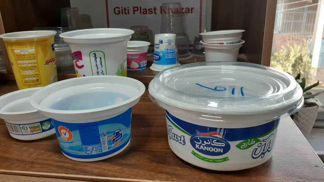 ظروف یکبار مصرف مخصوص لبنیات و بستنی