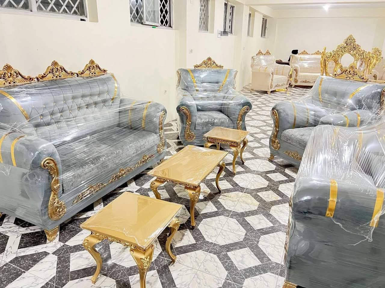 طرح و دیزاین تخت پرده و مبل فرنیچر راحت