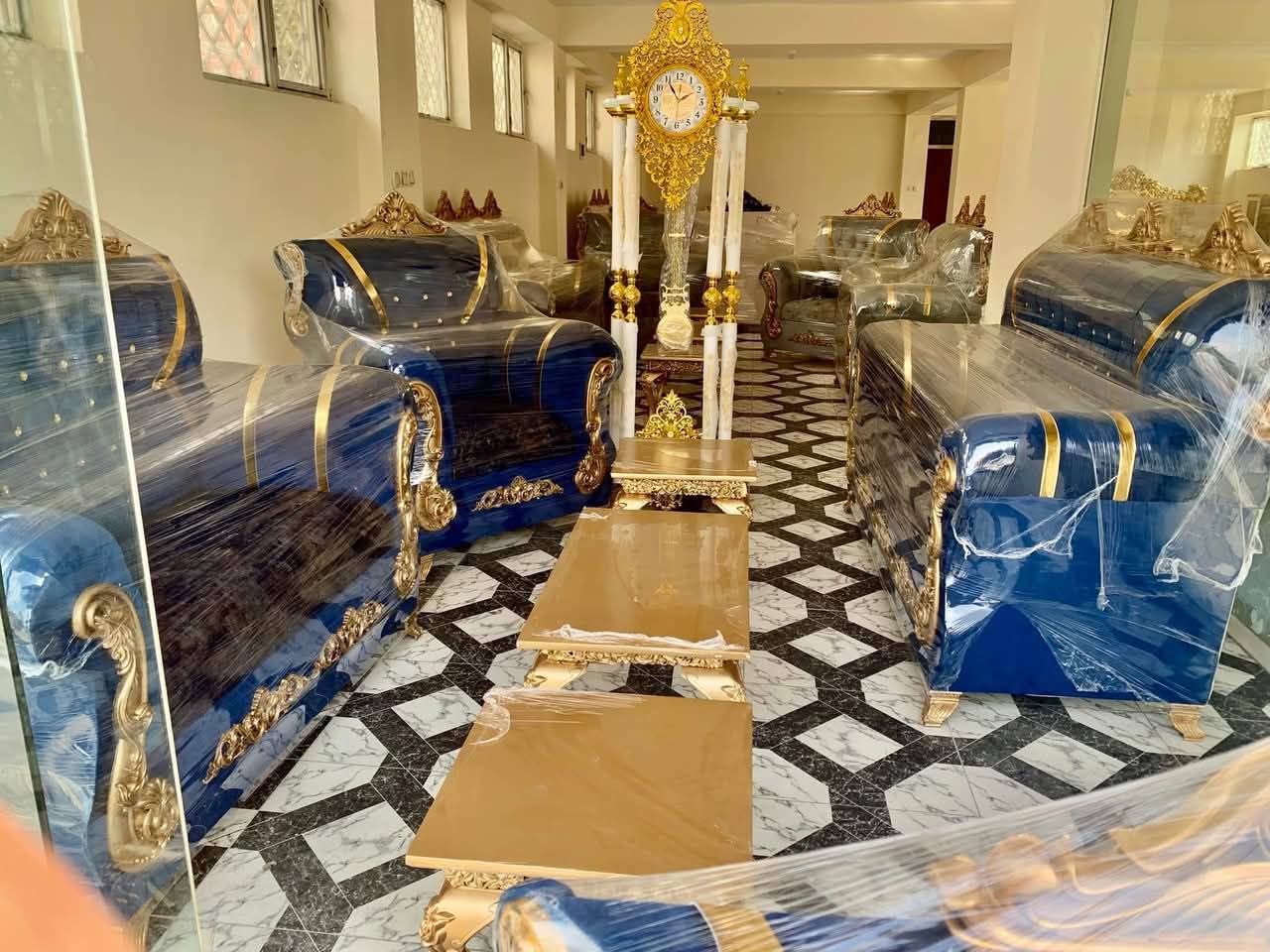 طرح و دیزاین تخت پرده و مبل فرنیچر راحت