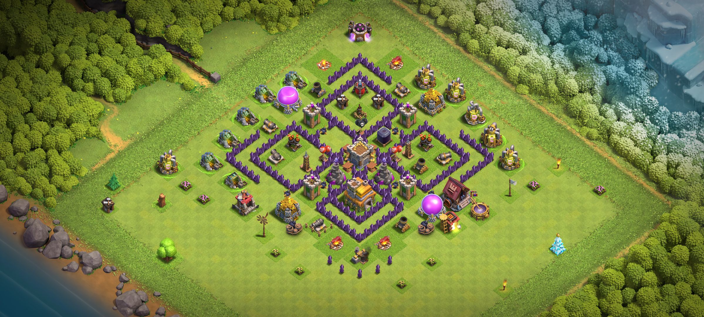 اکانت کلش آف کلنز 3کاریگره