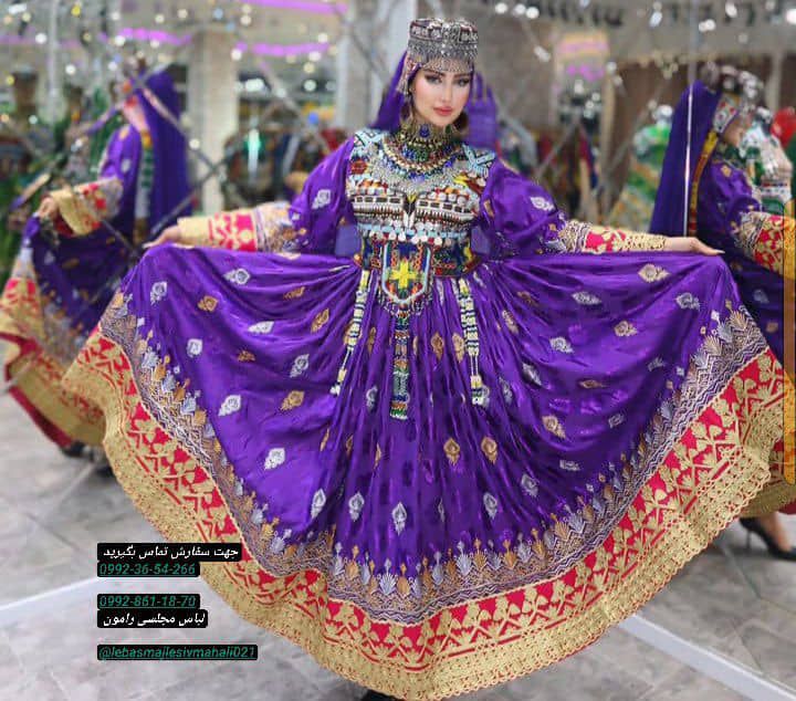 لباس گند مجلسی و محلی لباس عروس و حنابندان